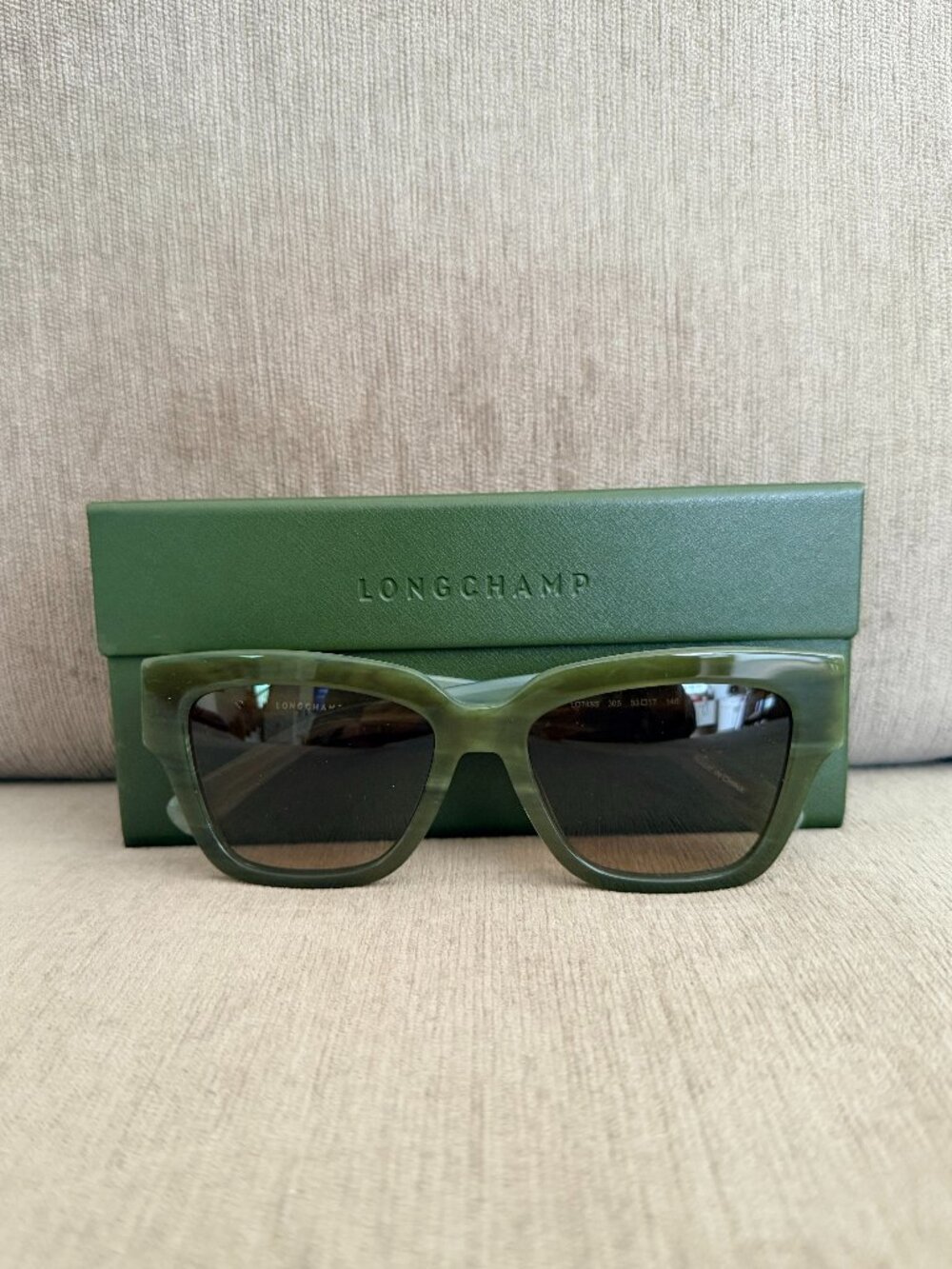 Longchamp Green Square Sunglasses